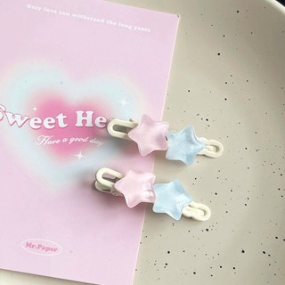 ❤️Qiann❤️Kẹp tóc cô gái đám mây/ngôi sao/mây xanh dễ thương