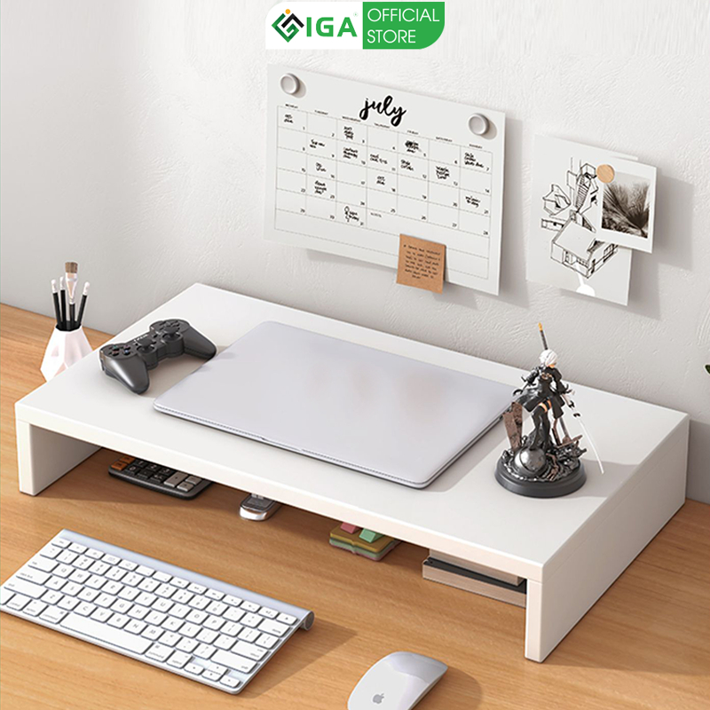 Kệ kê màn hình máy tính laptop decor bàn làm việc thương hiệu IGA - GA27