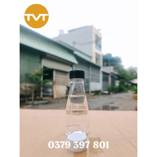 CHAI NHỰA VUÔNG 150ML KÈM NẮP