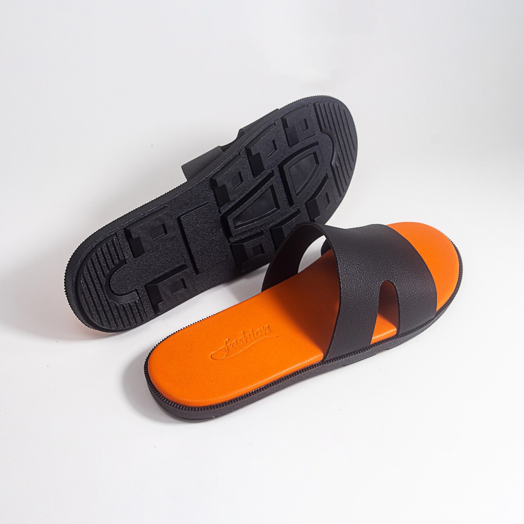 Dép Nam Quai Ngang Phối Màu Thời Trang Cực Đẹp êm chân chống trơn trượt 🥰