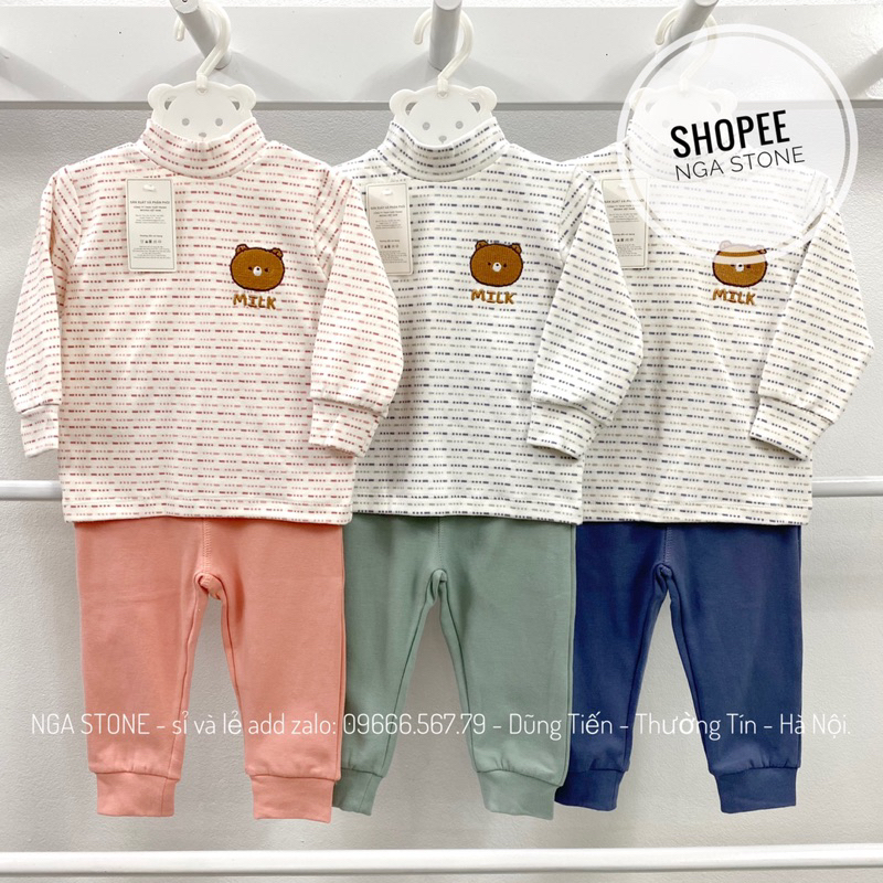 MOON - Bộ dài nỉ ấm cho bé trai bé gái hãng MOON