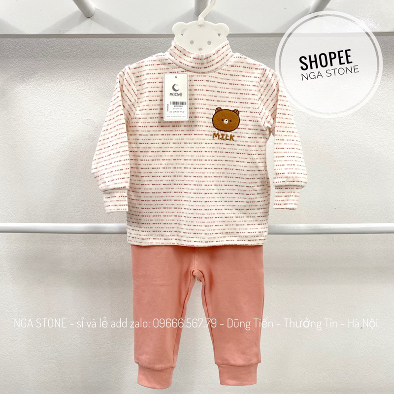 MOON - Bộ dài nỉ ấm cho bé trai bé gái hãng MOON