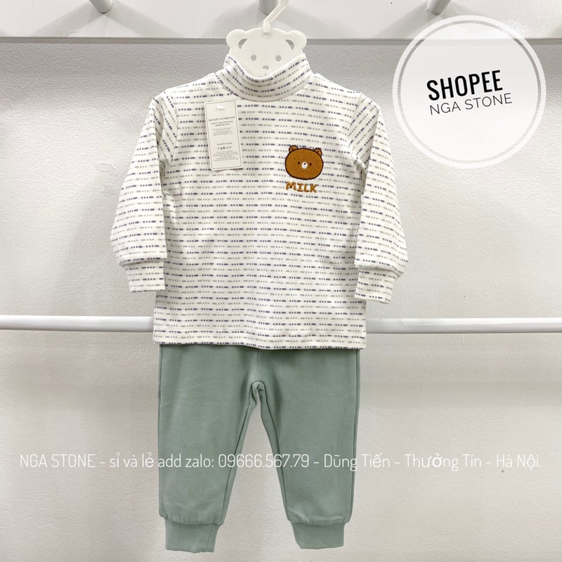 MOON - Bộ dài nỉ ấm cho bé trai bé gái hãng MOON