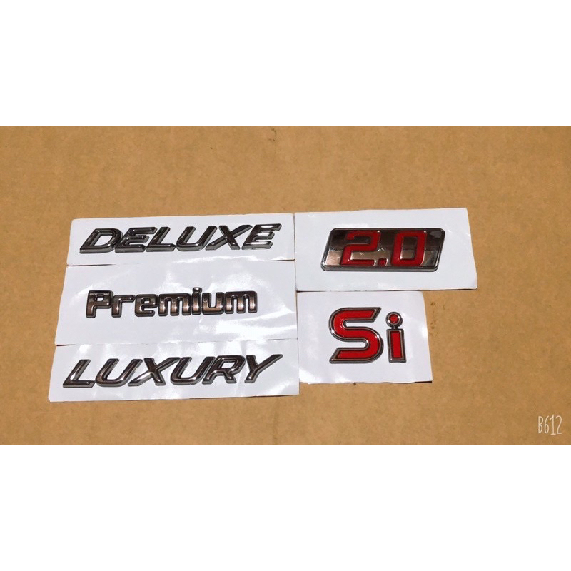 Tem Chữ Dán PREMIUM LUXURY DELUXE SI 2.0