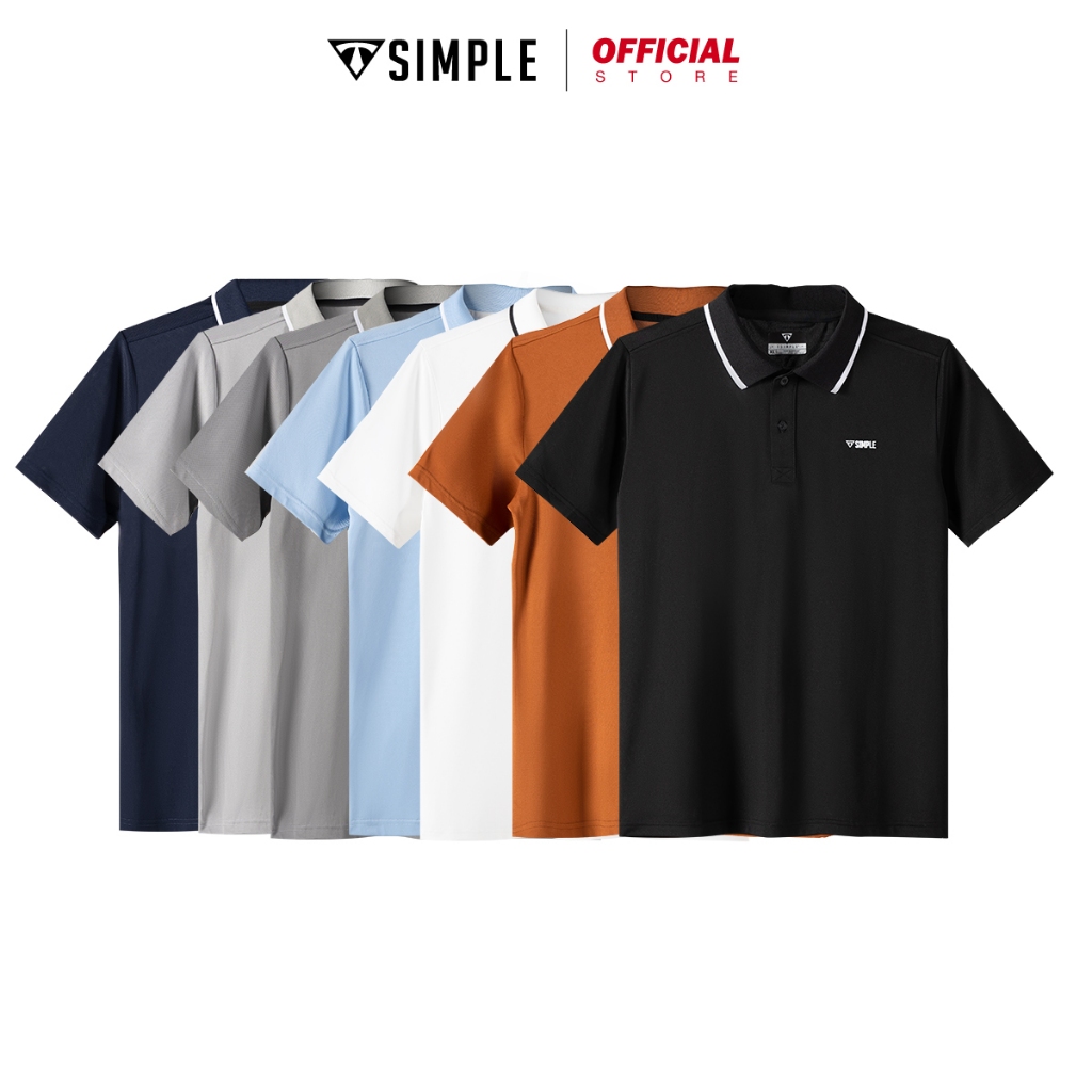 [25.10 - MUA 4 GIẢM 40%] Áo thun polo nam TSIMPLE có cổ ngắn tay vải cotton cá sấu cao cấp form rộng big size A02001