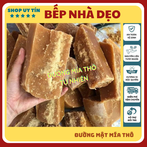 Đường mật mía thô hữu cơ từ tự nhiên làm kombucha, nấu chè, sữa hạt, gia vị cho bữa ăn hằng ngày