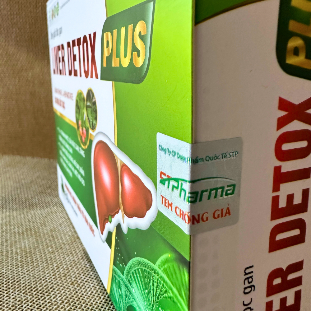 Mát Gan Thải Độc Gan LIVER DETOX PLUS Bảo Vệ Tế Bào và Tăng Cường Chức Năng Gan Làm Mát Gan Giảm Nóng Trong- Hộp 60 viên
