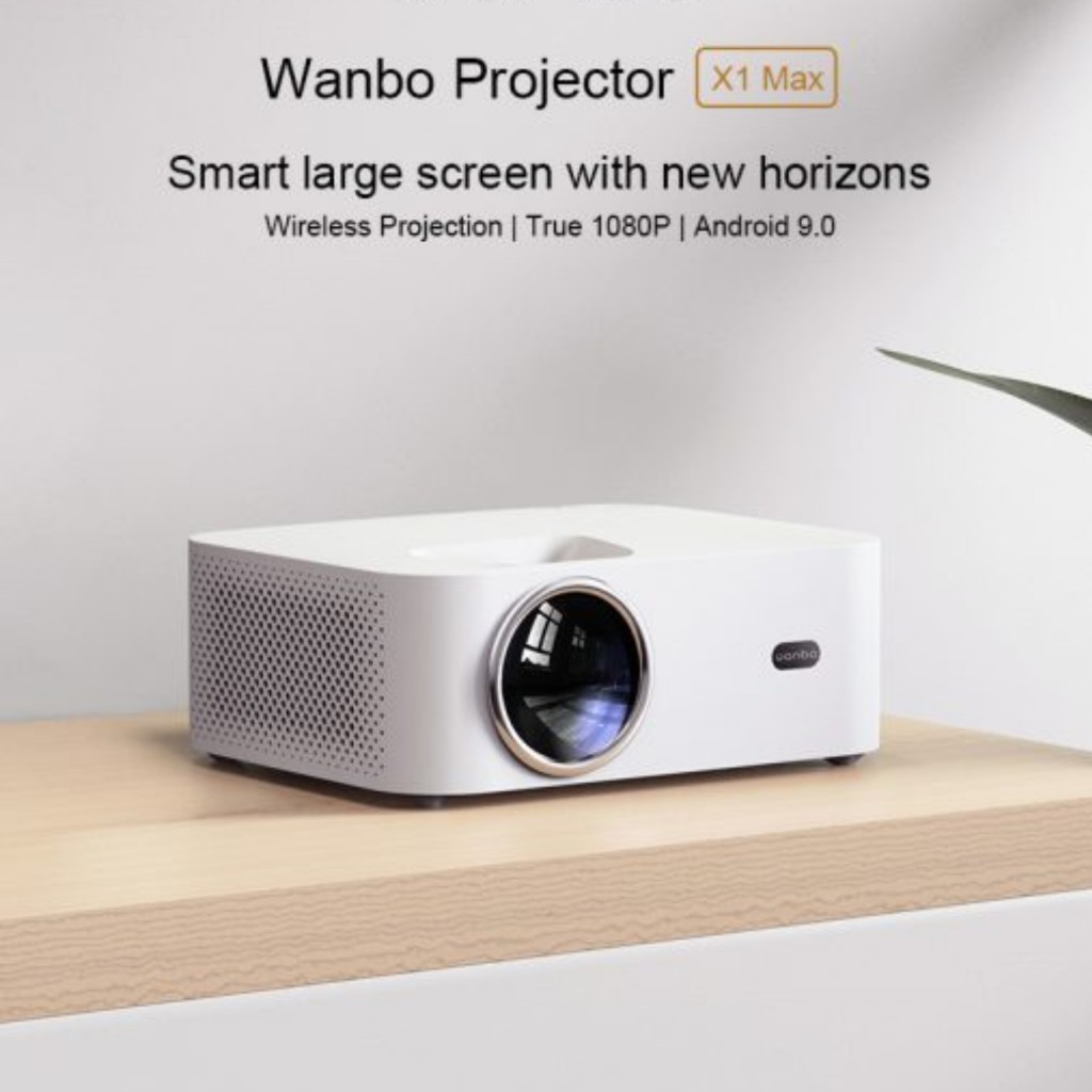 Máy Chiếu Mini Wanbo X1 Pro Android 9.0, Kết Nối Không Dây, Tích Hợp Loa Cực Đỉnh - Hàng Chính Hãng - Bảo Hành 12 Tháng
