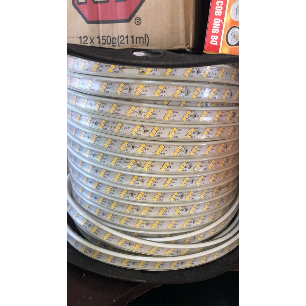 LED DÂY 3 HÀNG 2 HÀNG SÁNG TRẮNG/VÀNG ĐỔI MÀU HẮT TRẦN, QUẤN CÂY SIÊU SÁNG, LOẠI 1, CHỐNG NƯỚC