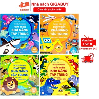 Sách - Tìm kiếm thông minh phát triển khả năng tập trung - 4 chủ đề dành cho trẻ từ 2 đến 6 tuổi