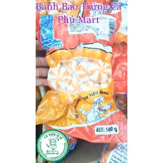 BÁNH BAO TRỨNG CÁ PHÚ MART 500G - SHIP HỎA TỐC HCM