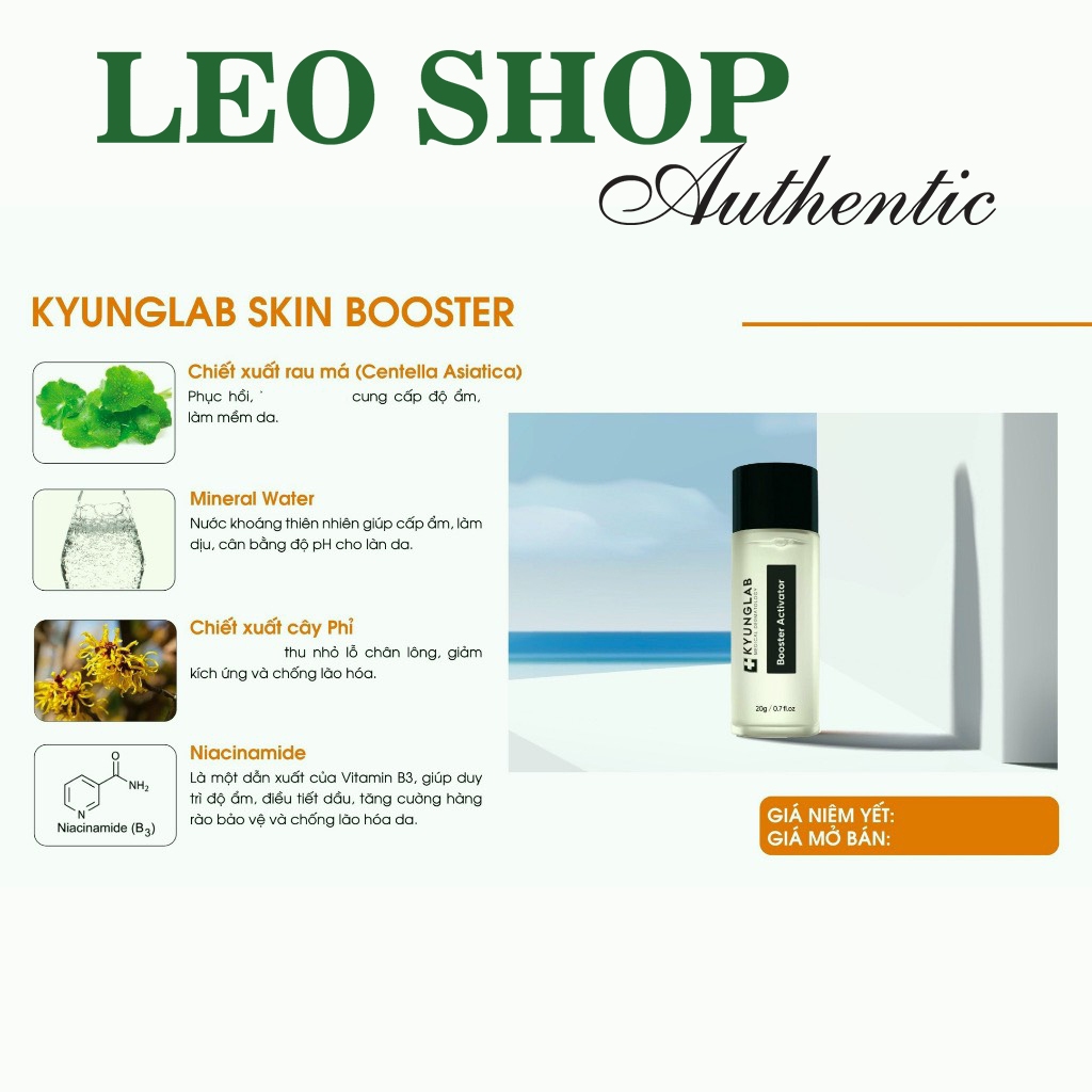 Set 3 Món Dưỡng Da Mini KyungLab  20ml tặng kèm mini Kem retinol và son dưỡng môi