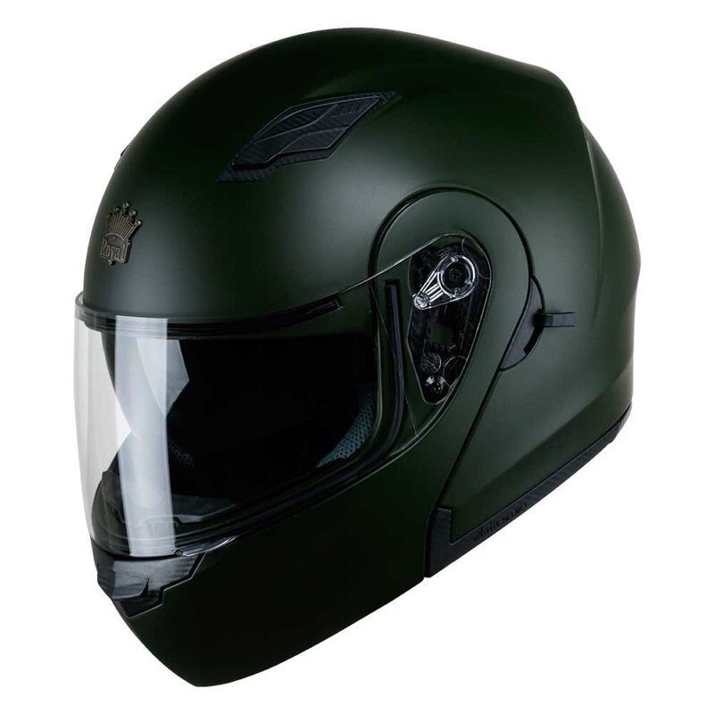 MŨ BẢO HIỂM FULLFACE LẬT CẰM 2 KÍNH CHÍNH HÃNG ROYAL M179