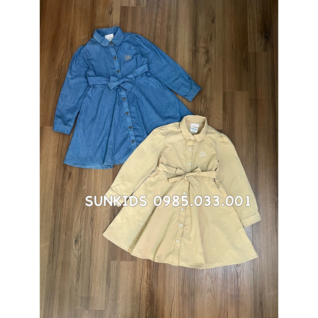 Váy bé gái Re noma Perimit tiểu thư kèm đai