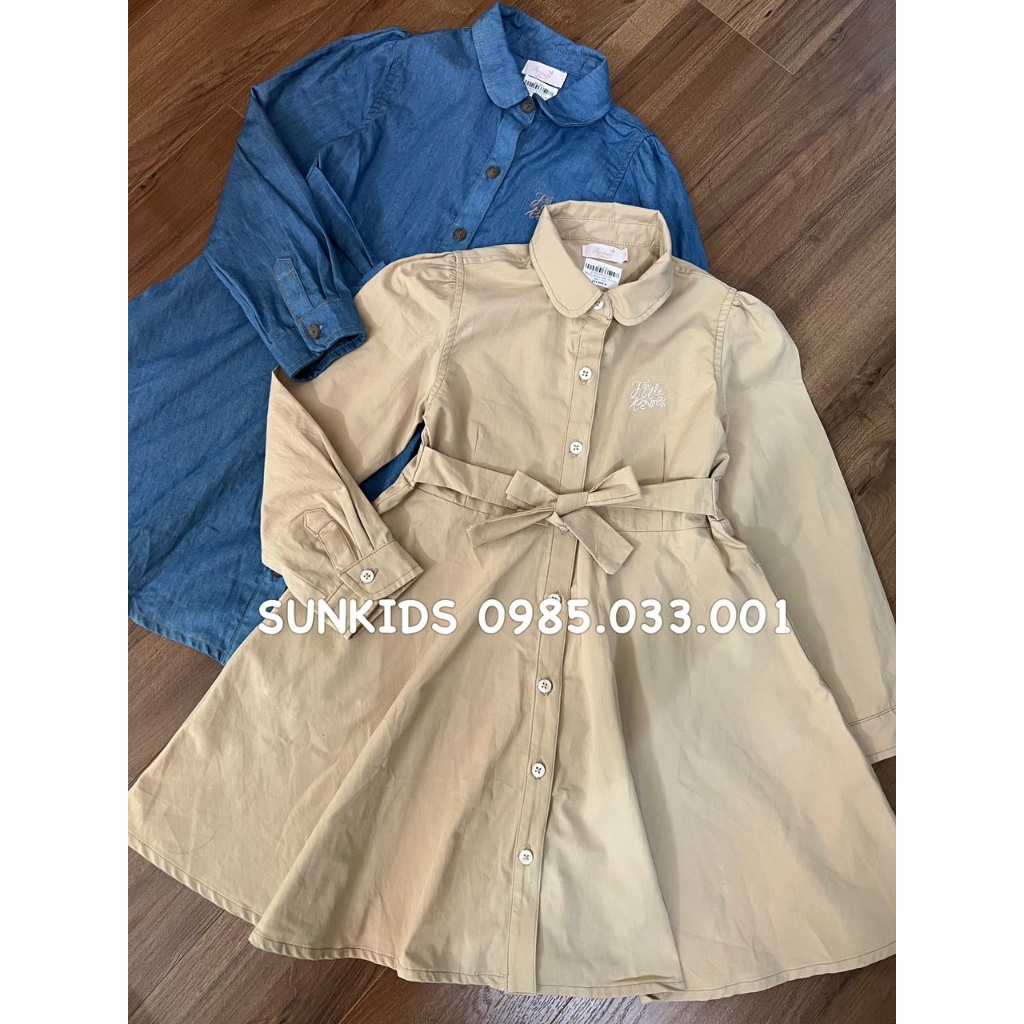 Váy bé gái Re noma Perimit tiểu thư kèm đai