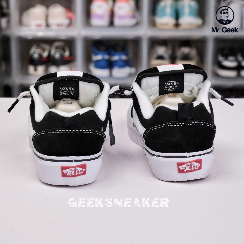 Giày Vans Knu Skool Black White