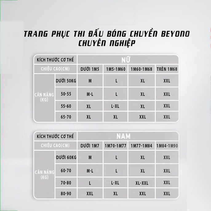 Bộ Quần Áo Bóng Chuyền Ba Lỗ Nam Beyono Kal, Thiết Kế Trẻ Trung, Vải Co Giãn Tốt, Thấm Hút Mồ Hôi, Thoáng Mát