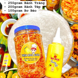 Set btps gồm 250gr bánh tráng+200gr hành tép+100gr bơ