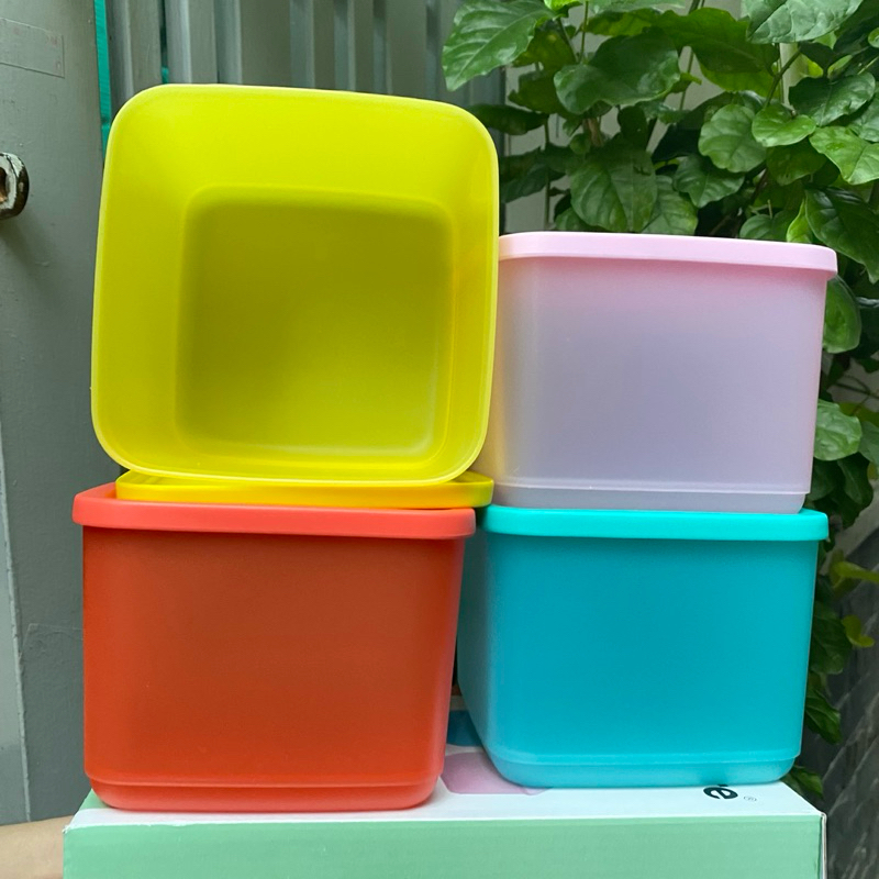 THANH LÝ HỘP Medium Square Round 1L - TUPPERWARE