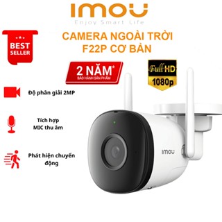 Camera Wifi Imou F22, F32, F42, F52 1080P  2K , 3K- 2M, 3M, 4M, 5M Ngoài trời ,Tích Hợp Míc, Còi Hú Báo Động - BH 2 Năm