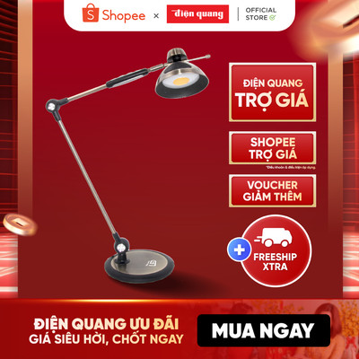 Đèn bàn LED bảo vệ thị lực Điện Quang ĐQ LDL09 8BR ánh sáng trắng