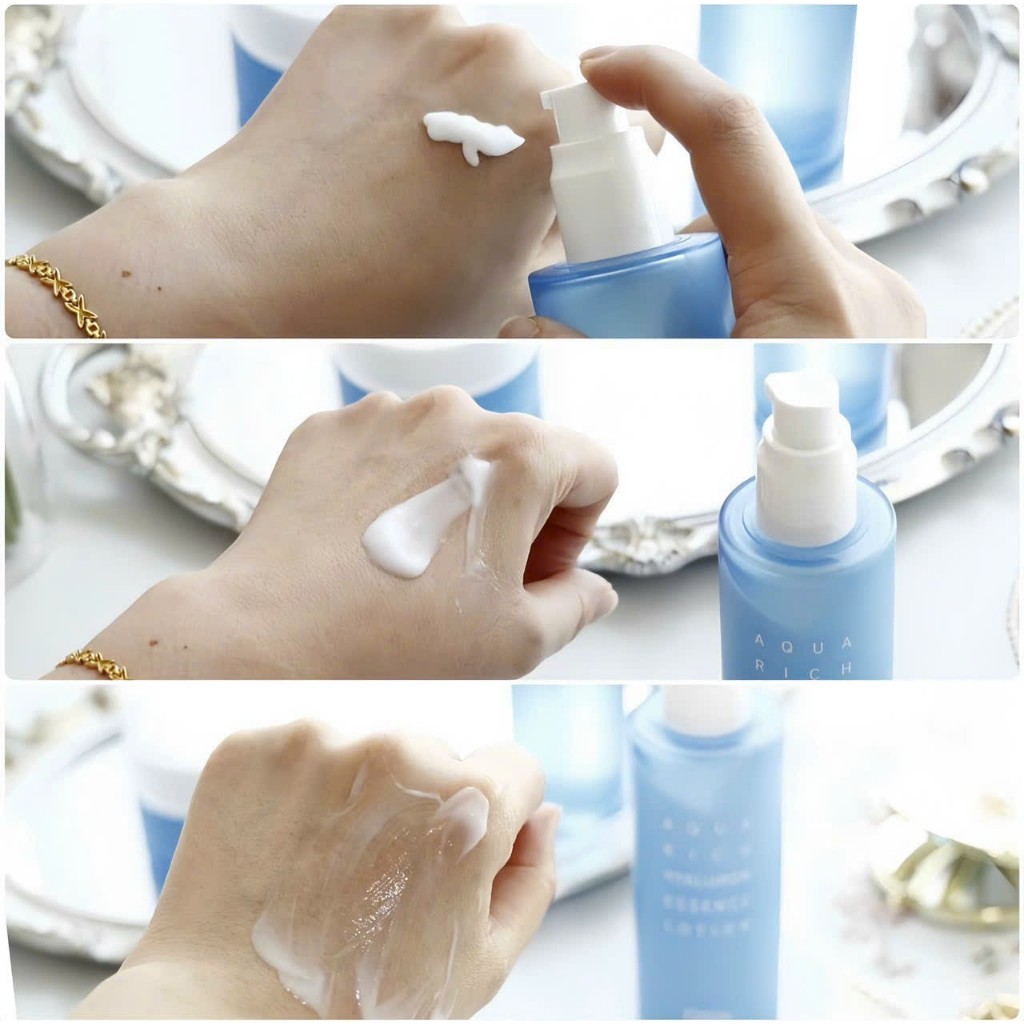 Tinh Chất Dưỡng Da Ottie Aqua Rich Hyaluron Essence Lotion 120ml - Cấp Nước Dưỡng Ẩm Ngăn Ngừa Lão Hóa