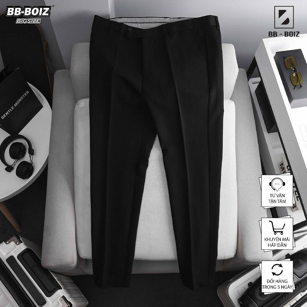 - Quần Tây Dài Nam  Chất Thun Co Giãn Forrm Bigsizemen 75kg - 130kg Hàng Ngày