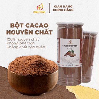 Bột Cacao Nguyên Chất Loại 1 Không Pha Trộn Làm Đồ Uống Hoặc Làm Bánh - Bột Cacao Minh Phong 500g