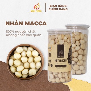 Nhân hạt macca đắk nông organic sạch sấy rang ăn liền hoặc làm bánh - hạt macca minh phong farm 500g