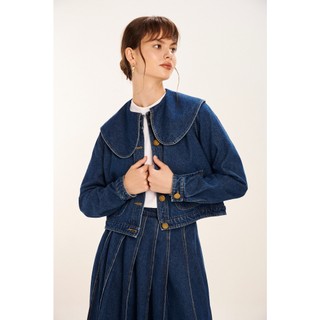 Áo Khoác Jean 2 Túi Cách Điệu AT MODA DE LITA