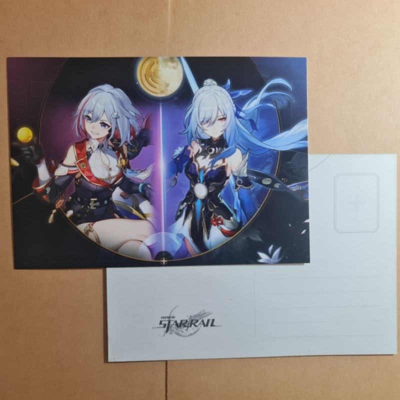 Bưu thiếp Honkai: Star Rail sự kiện collab Piko Coffee