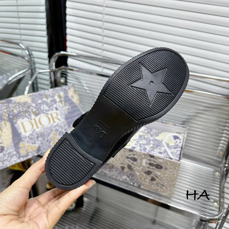 Giày Búp Bê Dio Gót Cao 5cm, Giày Búp Bê Nữ Quai Dán Da Mềm Đầy Đủ Hộp ,Bill, Túi Xách Giấy