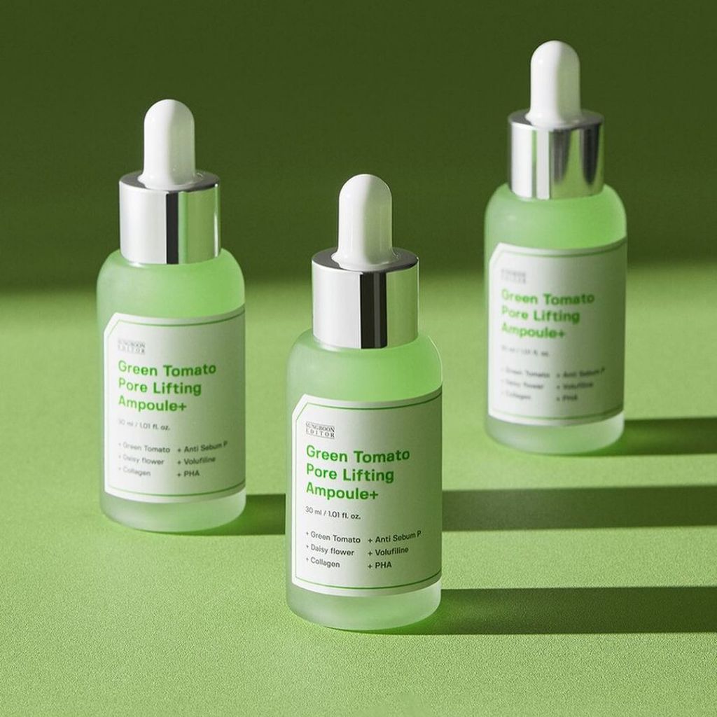 Tinh chất dưỡng da SUNGBOON EDITOR Green Tomato Pore Lifting Ampoule