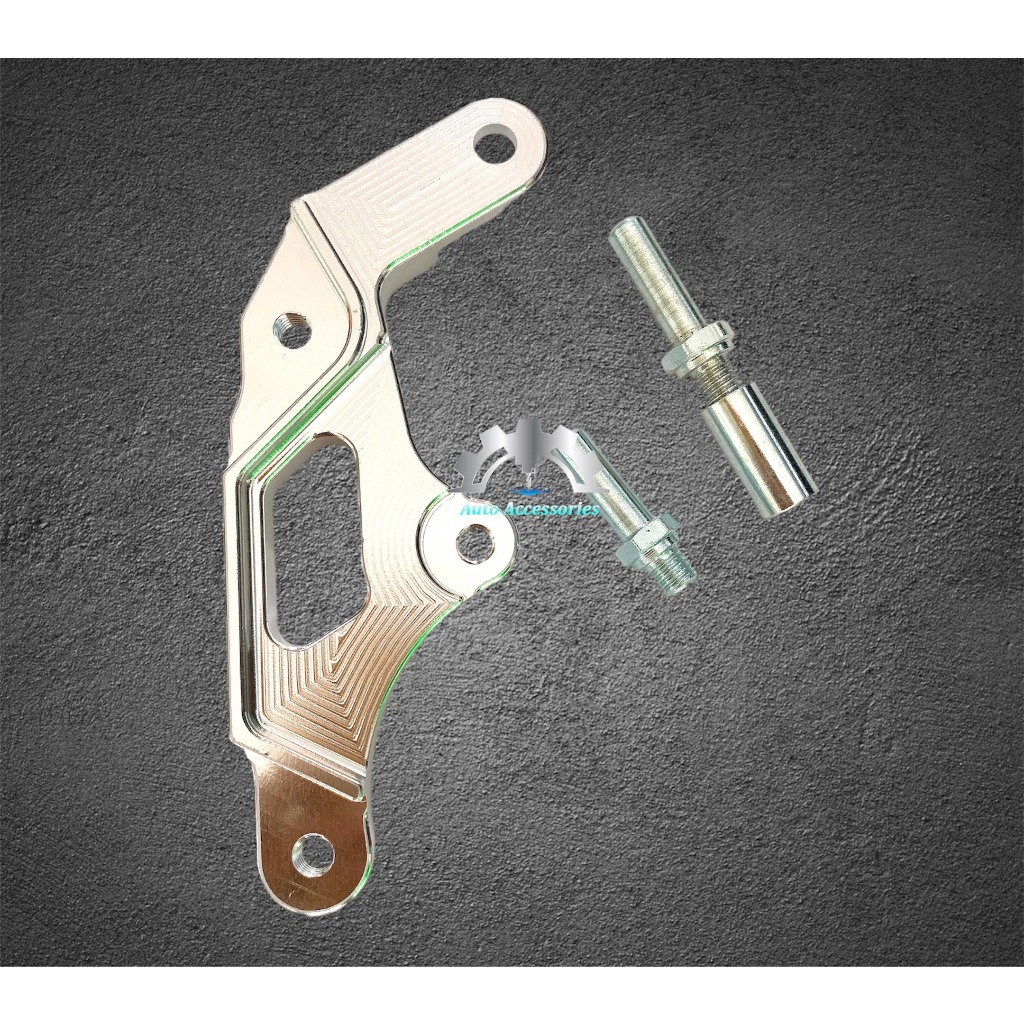 ⭐ Pas nhôm cnc gắn heo zin đi đĩa 220mm 260/267mm  gắn trước xe VARIO đời 2018-2023 ⭐