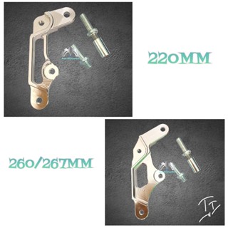 ⭐ Pas nhôm cnc gắn heo zin đi đĩa 220mm 260/267mm (tặng bộ chốt heo zin) gắn trước xe VARIO đời 2018-2023 ⭐