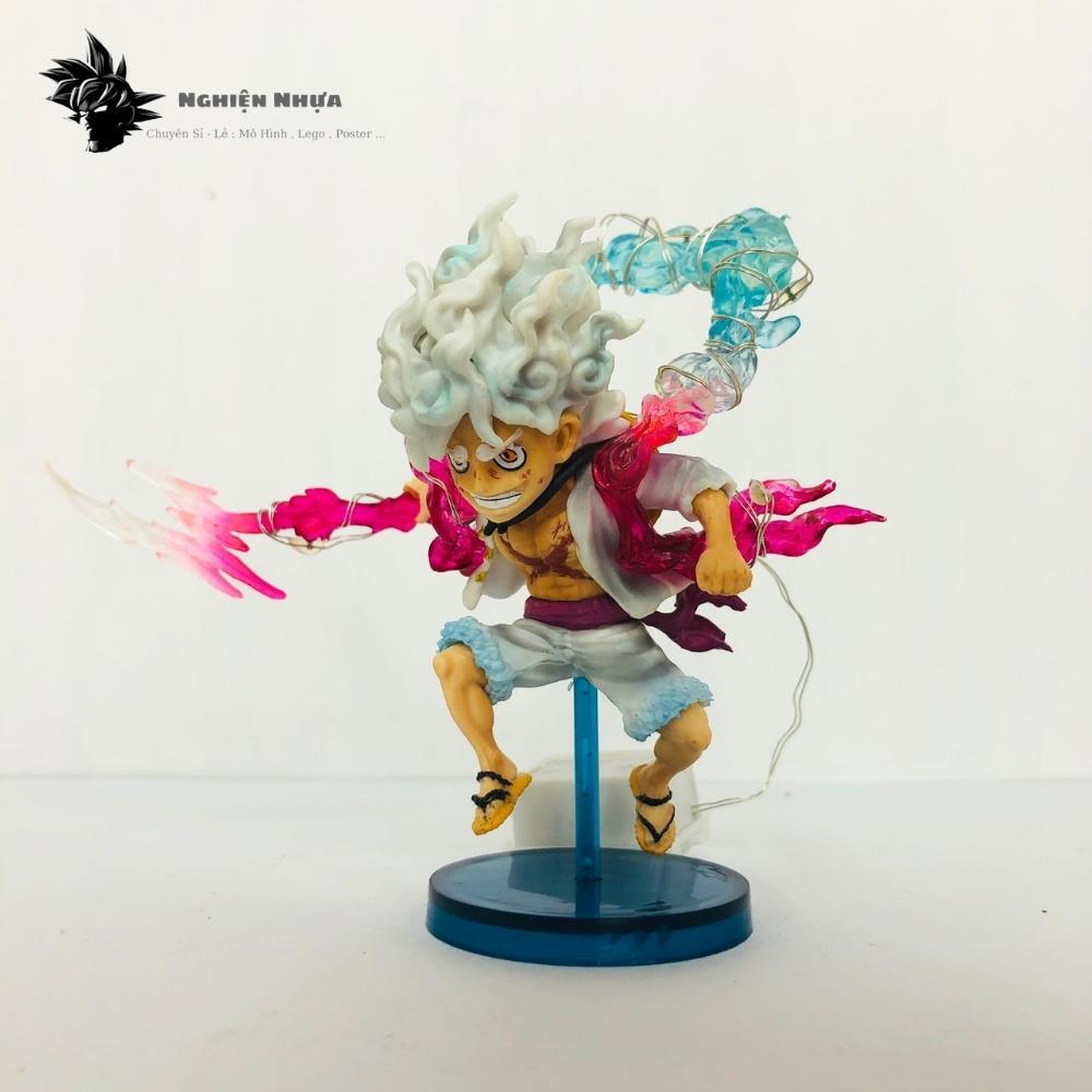 Mô Hình OnePiece Luffy cầm sét - Cao 10cm - nặng 100gr - Phụ Kiện 1 sét + 1 đế Figure OnePiece - no box
