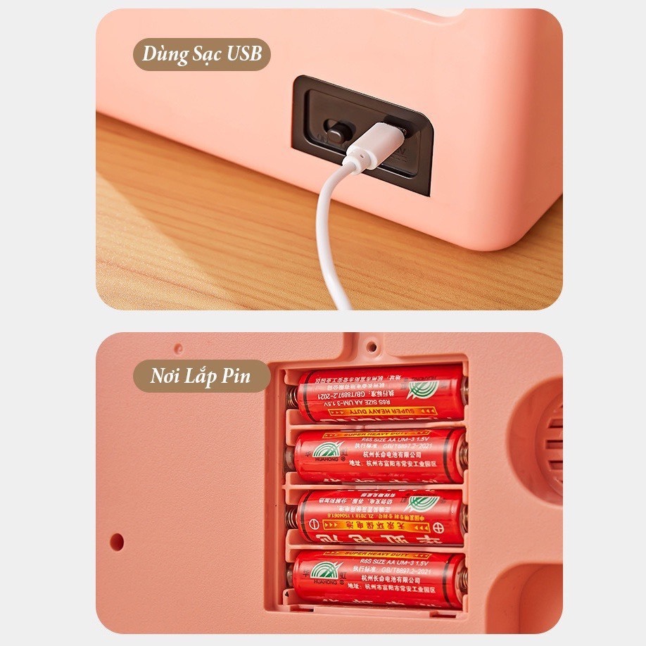 Máy Gắp Thú Bông Mini Dành Cho Bé,Có Nhạc Có Đèn Sẵn 10 Thú Bông, 10 Bóng Cho Trẻ Em