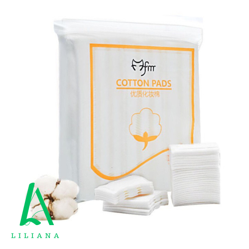 Bông Tẩy Trang Cotton 222 Miếng Siêu Thấm Hút, Mềm Mại Cho Da SINESTREA 8385