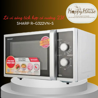 Lò vi sóng cơ có nướng sharp r-g322vn-s 23l