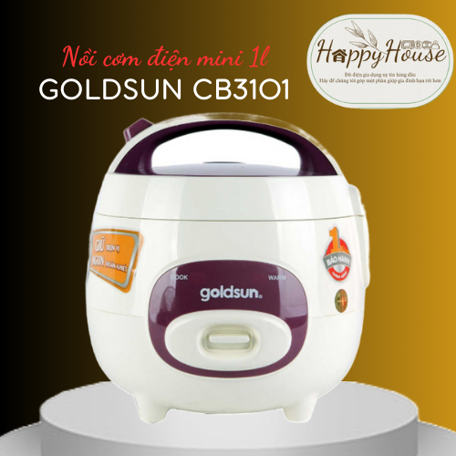 (HÀNG CHÍNH HÃNG( Nồi cơm điện mini Goldsun CB3101 - 1L