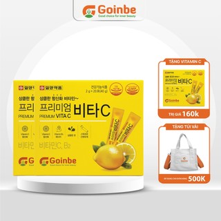 Bột uống vitamin c goinbe premium vita c 500mg - hàn quốc