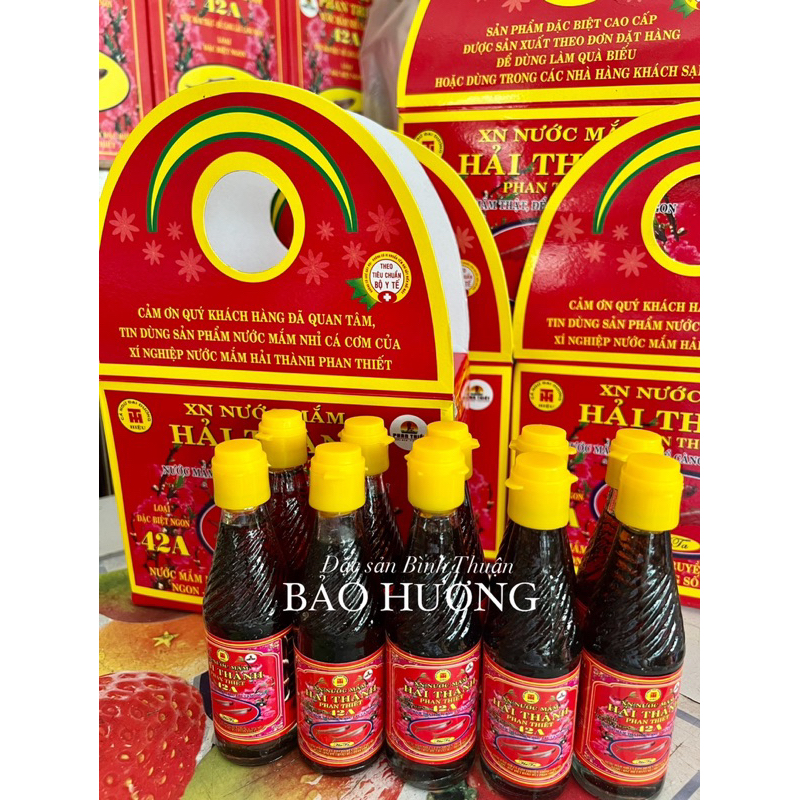NƯỚC MẮM PHAN THIẾT - NƯỚC MẮM HẢI THÀNH 42A ( hộp 10 chai x 50ml )