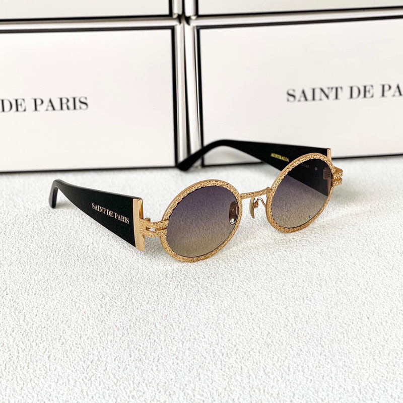 Kính mắt SANIT PARIS cao cấp dáng tròn sang trọng fullbox