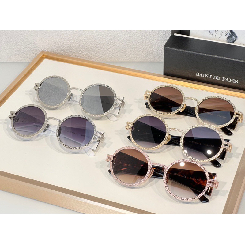 Kính mắt SANIT PARIS cao cấp dáng tròn sang trọng fullbox