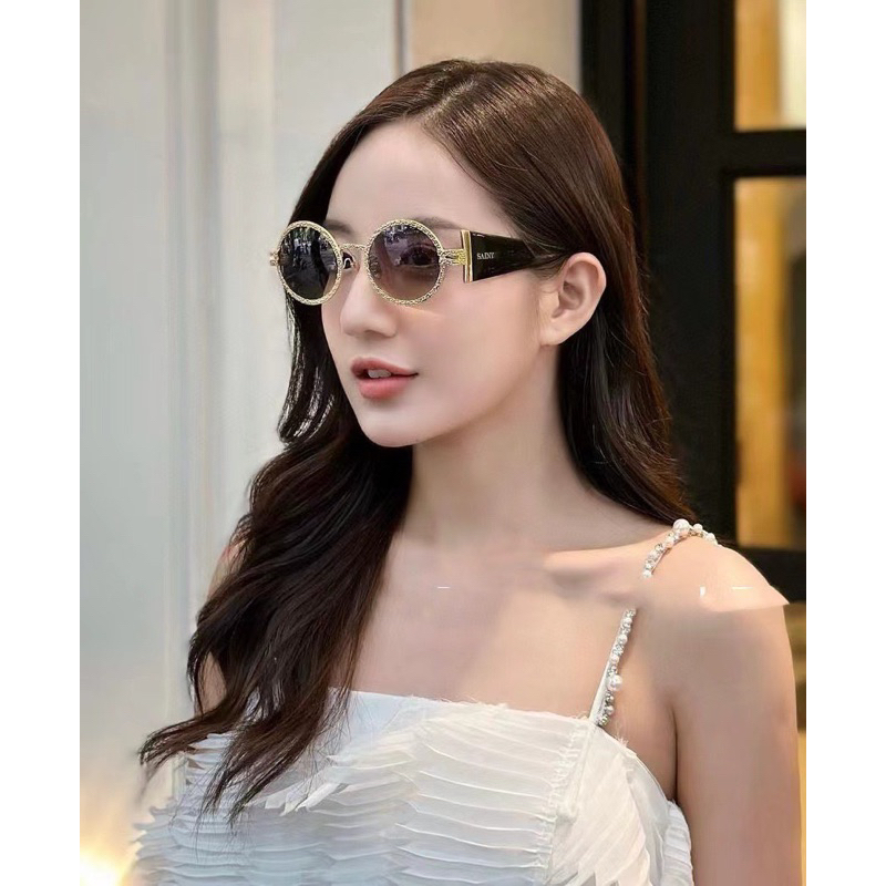 Kính mắt SANIT PARIS cao cấp dáng tròn sang trọng fullbox