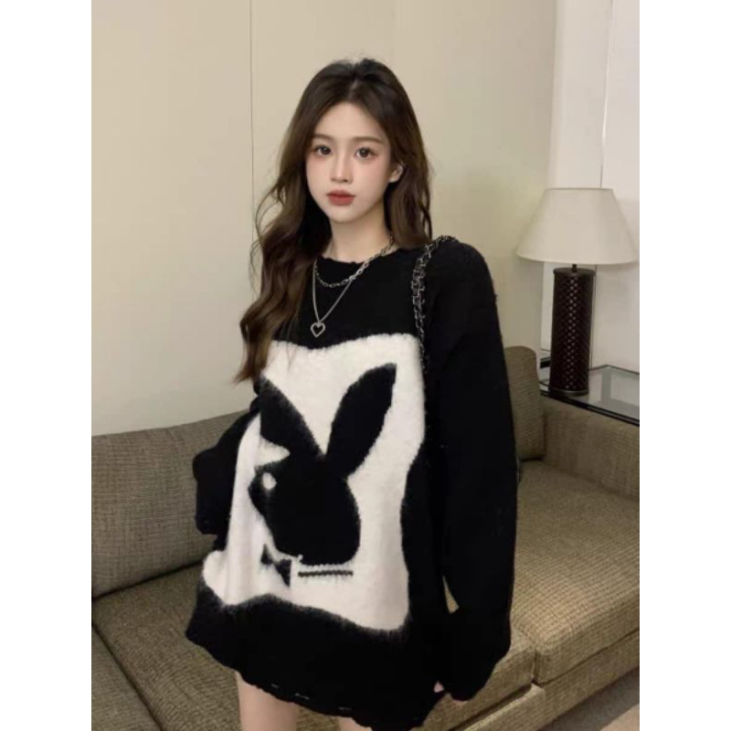 ÁO LEN LÔNG THỎ QCCC PLAY.BOY