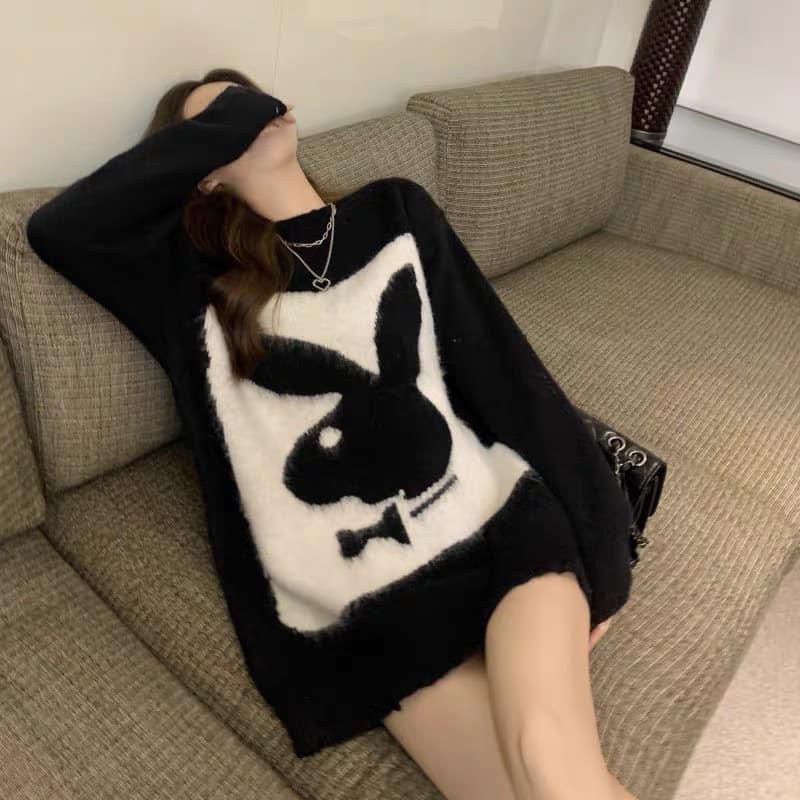 ÁO LEN LÔNG THỎ QCCC PLAY.BOY