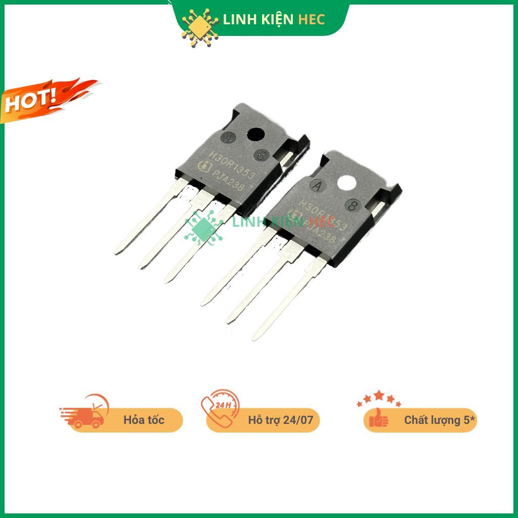IGBT H30R1353 30A 1350V TO-247 tháo máy chính hãng linhkienhec