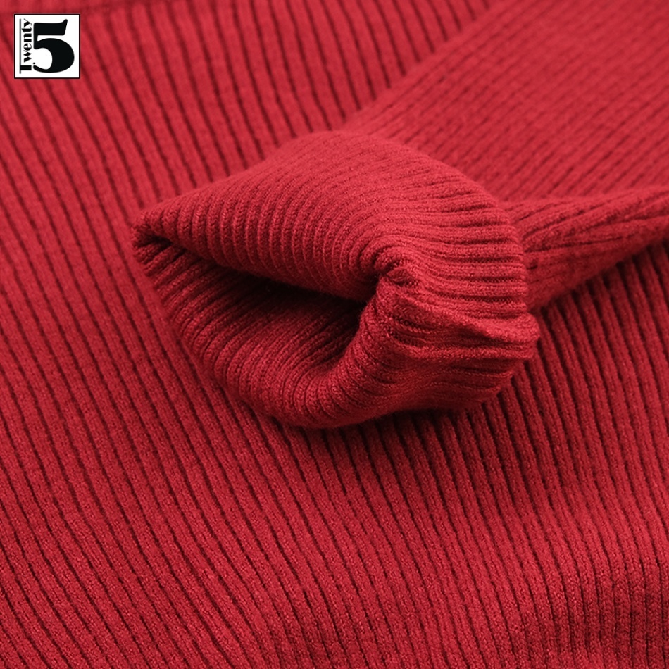 Áo len mỏng, dài tay, ly xoắn Twenty.Five 5185