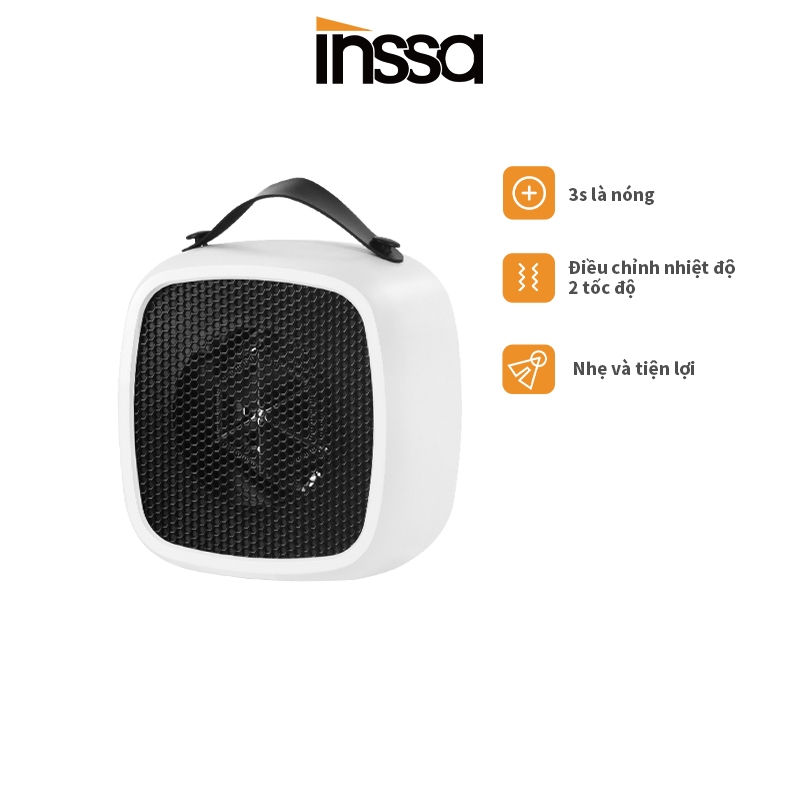 INSSA máy sưởi máy sưởi nhỏ máy sưởi gia đình mini quạt bàn 2000W